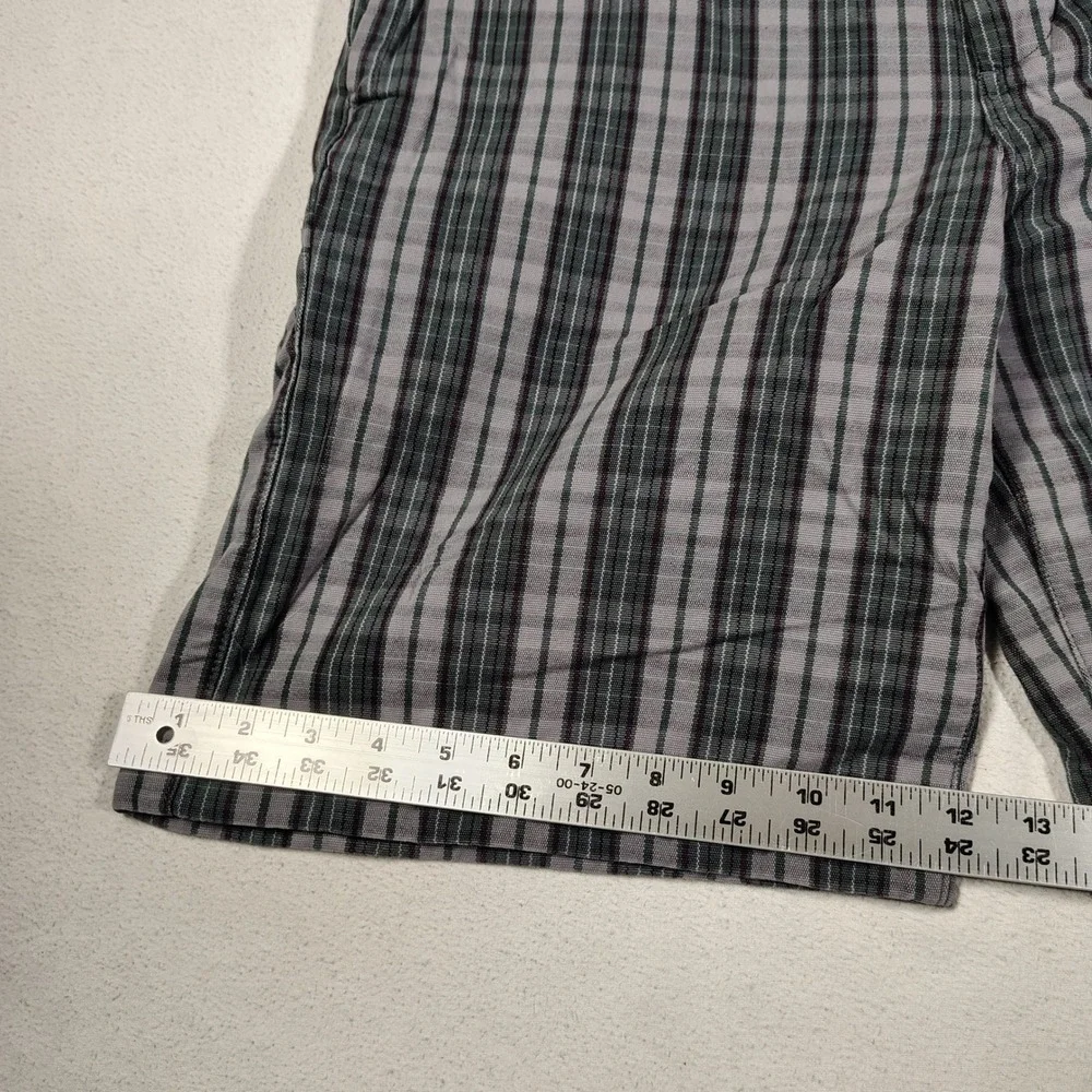 The North Face Shorts Mens 34 Grey Plaid Cotton Gorpcore Hiking Utility